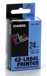 CASIO XR-24BU1 24mm schwarz auf blau, 8 Meter