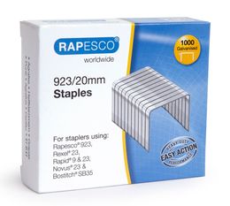 Rapesco 923/20mm verzinkte Heftklammern - 1.000 Stück