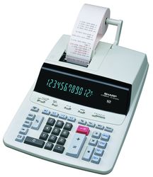 SHARP CS2635RHGY calculatrice imprimante