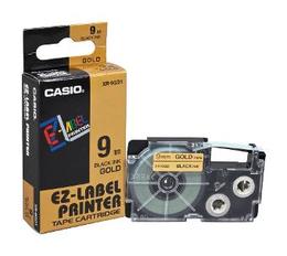 CASIO IR-9GD1 Schriftbandkassette schwarz auf gold
