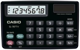 CASIO SL787TV-BK calculatrice de poche