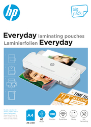 HP-9154 Everyday Laminierfolien, A4, 80 Mic. Big Pack