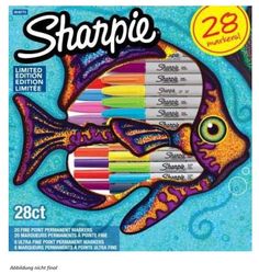 PAPERMATE 2061125 Permament Marker SHARPIE Sonderedition „Fish“