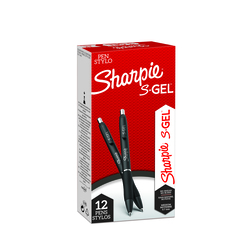 SHARPIE 2136595 stylo S-Gel (0.7 noir)