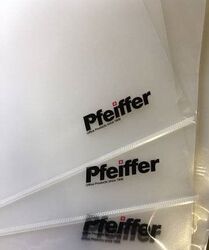 Pfeiffer Porte-documents Format A4 transparent avec logo Pfeiffer