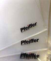 Pfeiffer Aktenhüllen transparent Format A4 mit Pfeiffer-Logo 500 Stück