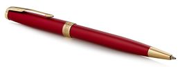 PARKER 1931476 stylo-bille SONNET Red Lacquer G.C. (M, noir)