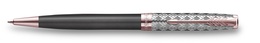 PARKER PK-2119791 stylo-bille Sonnet Premium Metal & Gris P.G.C. (M, noir)