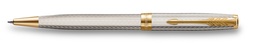 PARKER PK-2119796 stylo-bille Sonnet Premium Silver Mistral G.C. (Argent sterling) M, noir