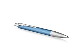 PARKER PK-2143645 stylo-bille IM Premium Blue Grey G.C. (M, bleu)