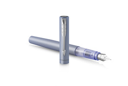 PARKER 2159745 stylo-plume Vector XL Métallique Silver-Blue C.C (M-bleu)