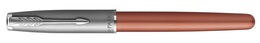 PARKER PK-2169228 stylo-plume Sonnet Metal & Orange C.C. (F, noir)