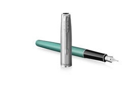 PARKER 2169362 stylo-plume Sonnet Essentials Metal & Green C.C. ( F, noir )
