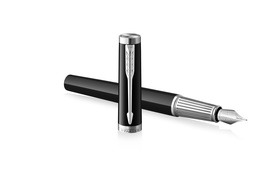 PARKER stylo-plume Ingenuity Noir brillant GT (M, noir+bleu)