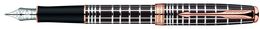 PARKER S1859481 stylo-plume SONNET BROWN RUBBER LACQUER P.G.C. (M, noir)
