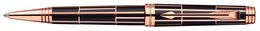 PARKER S1876379 Kugelschreiber PREMIER LUXURY BROWN P.G.C. (M, schwarz)