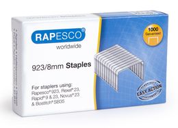 Rapesco 923/8mm verzinkte Heftklammern - 1.000 Stück