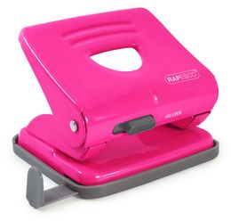 Rapesco 1360 825 (2-fach) Metalllocher - 25 Blatt - Hot Pink