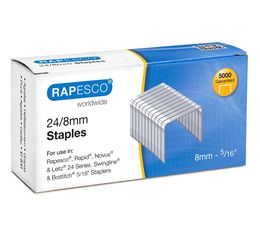 Rapesco 24/8mm verzinkte Heftklammern - 5.000 Stück