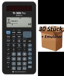 TI-30X Pro MathPrint Rechner 30er Pack inkl. SmartView MathPrint Software