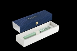 WATERMAN 2105302 stylo-plume Allure vert pastel C.C. (F, bleu)