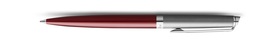 WATERMAN WA- 2146626 stylo-bille Hémisphère Acier Inoxydable Mat & Rouge C.C. (M, bleu)