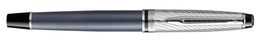 WATERMAN stylo-plume Expert DeLuxe Gris C.C. (M-bleu)