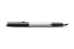 WATERMAN stylo-plume Hémisphère Colour Blocking Black White C.C. (F, Bleu)