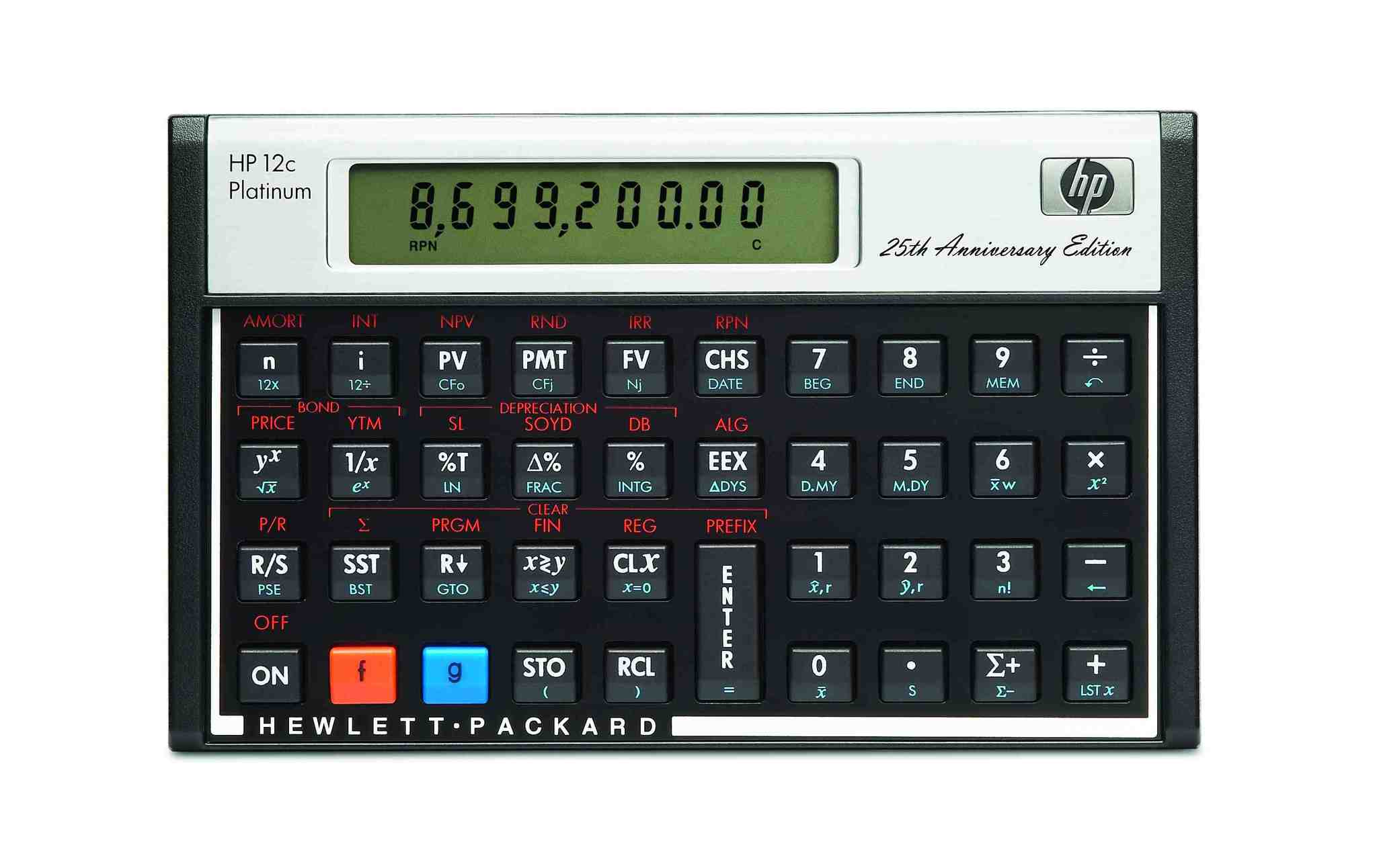 HP 12C Platinum calculatrice financière