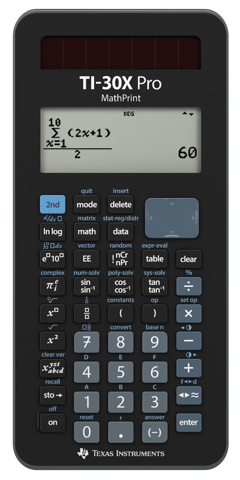 TI-30X Pro MathPrint calculatrice scientifique