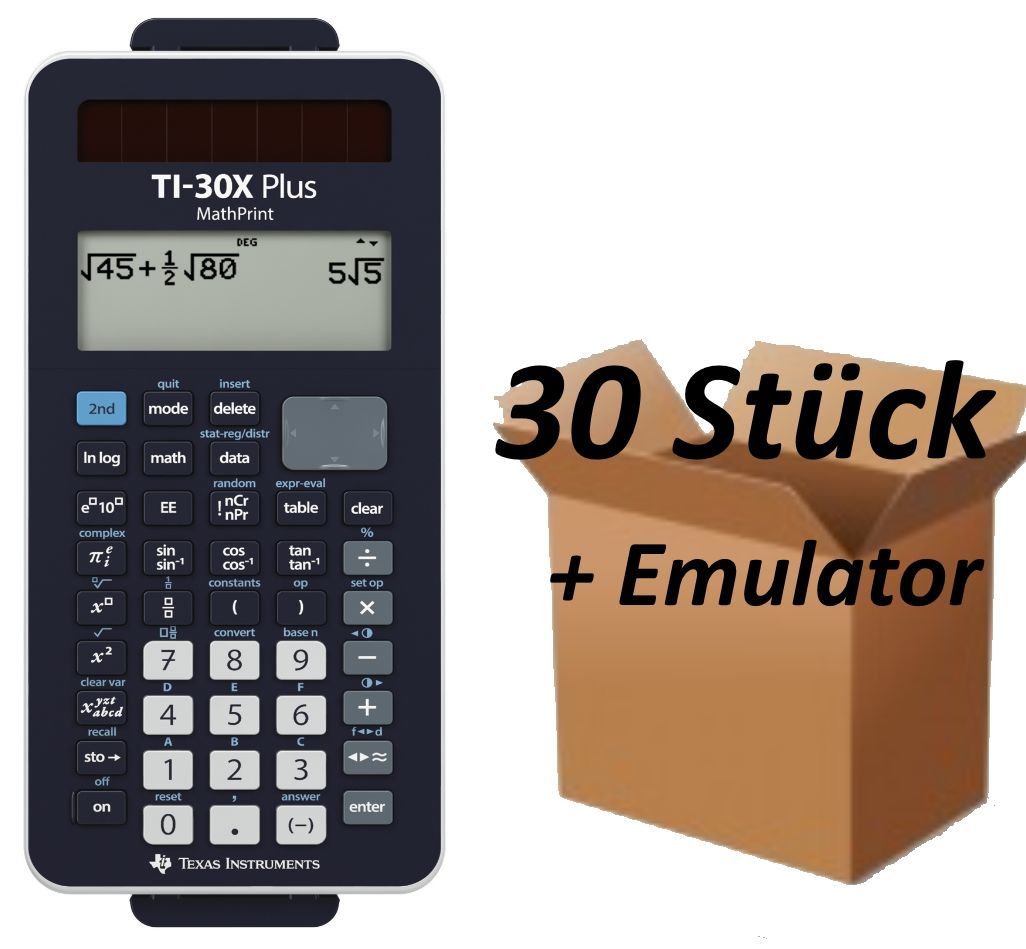 TI-30X Plus MathPrint calculatrice scolaire