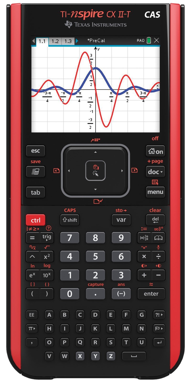 TI-Nspire CX II-T CAS calculatrice graphique 